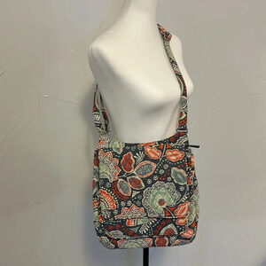 Vera Bradley Nomadic Floral Crossbody Mid Size Bag EUC